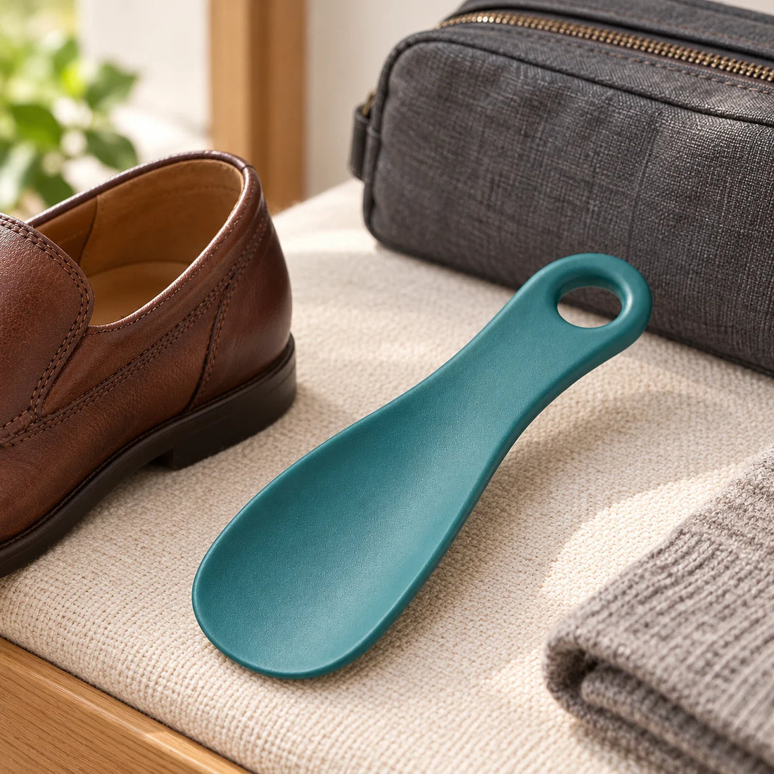 Compact Travel Shoe Horn — feature view