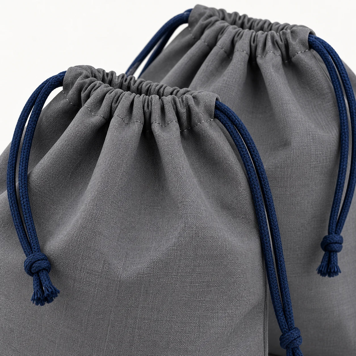 Drawstring Shoe Bag Pair — detail view