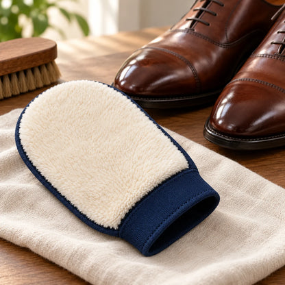 Soft Shoe Polishing Mitt — feature view